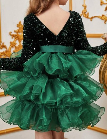 Rochie Shein Kids, verde
