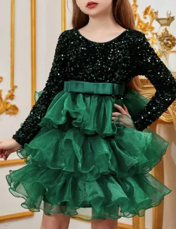 Rochie Shein Kids, verde