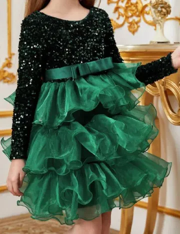 Rochie Shein Kids, verde