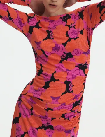 Rochie lunga Reserved, floral print