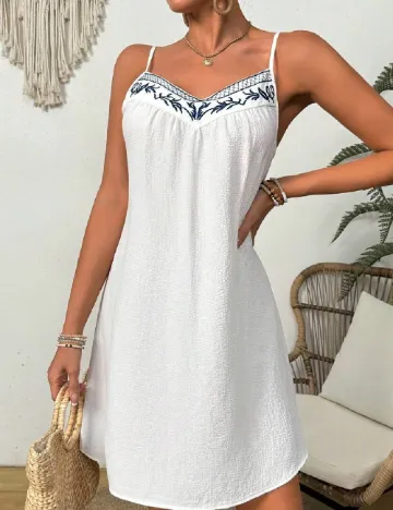 Rochie scurta SHEIN, alb