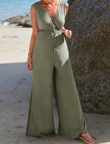 Salopeta SHEIN Maternity, verde