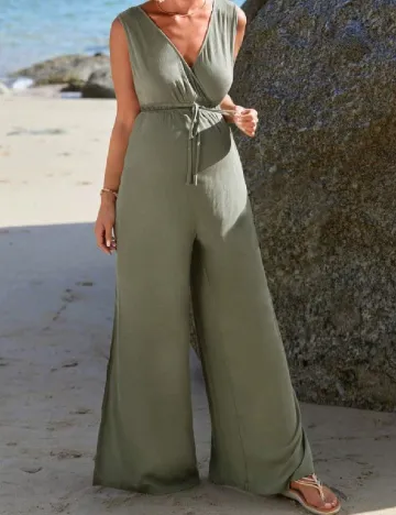 Salopeta SHEIN Maternity, verde