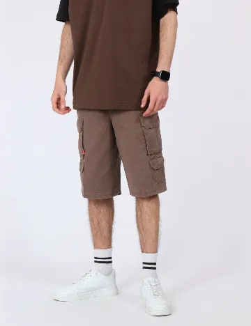Pantaloni scurti Robe di Kappa, maro