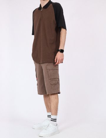 Pantaloni scurti Robe di Kappa, maro