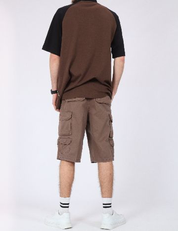Pantaloni scurti Robe di Kappa, maro