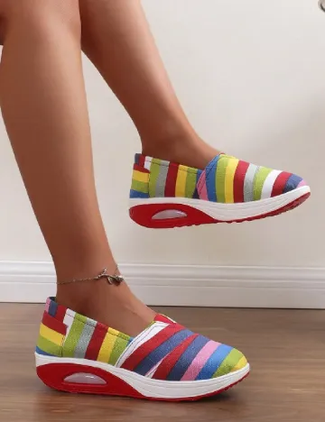 Espadrile SHEIN, mix culori