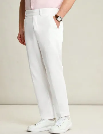 Pantaloni SHEIN, alb