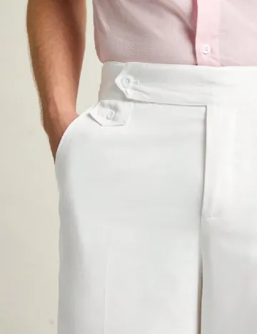 Pantaloni SHEIN, alb