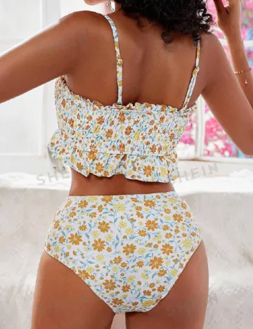Costum de baie SHEIN, floral