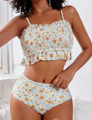 Costum de baie SHEIN, floral