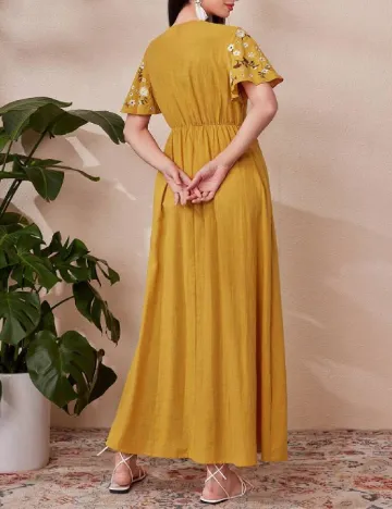 Rochie lunga SHEIN, mustar