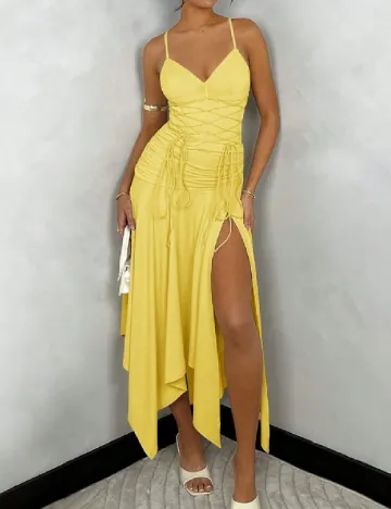 Rochie medie SHEIN, galben