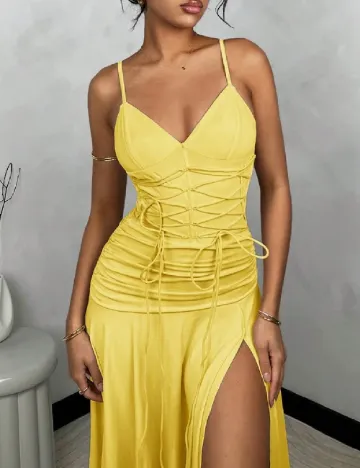Rochie medie SHEIN, galben