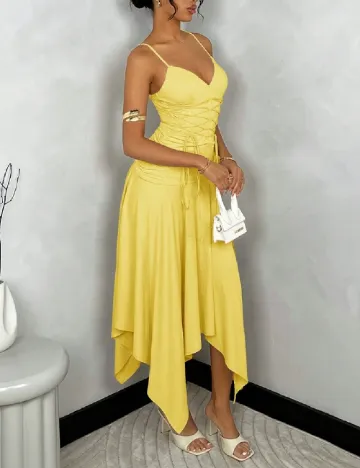 Rochie medie SHEIN, galben