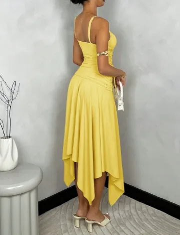 Rochie medie SHEIN, galben