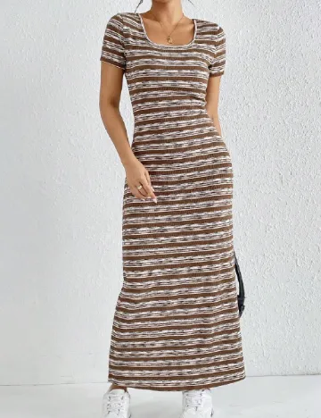Rochie lunga SHEIN, maro