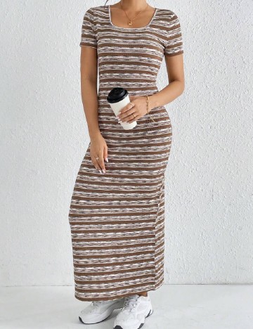 Rochie lunga SHEIN, maro