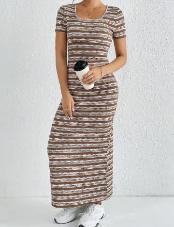 Rochie lunga SHEIN, maro