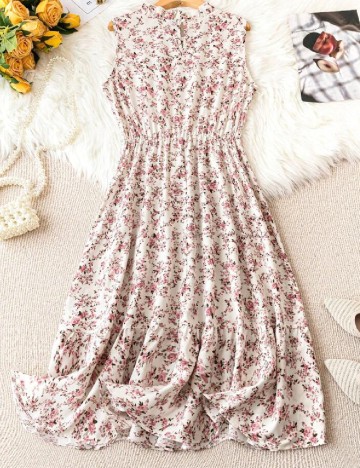 Rochie medie SHEIN CURVE, floral print