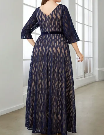 Rochie lunga SHEIN CURVE, albastru