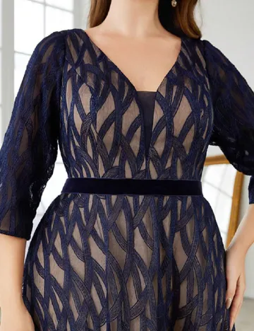 Rochie lunga SHEIN CURVE, albastru