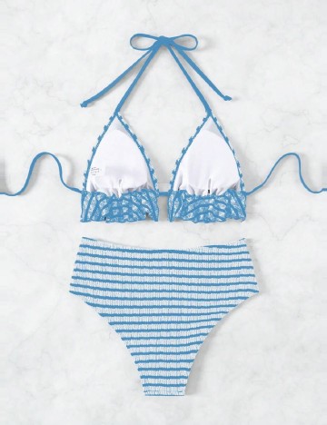 Costum de baie SHEIN, albastru