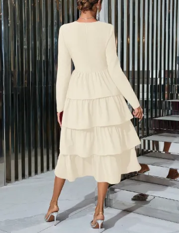 Rochie medie SHEIN, crem