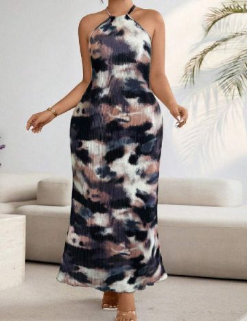 Rochie lunga SHEIN CURVE, mix culori