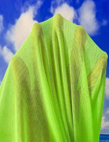 Rochie de plaja SHEIN, verde neon
