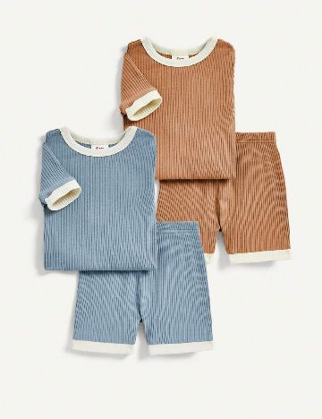 Set compleuri 2 bucati CozyCub, mix culori
