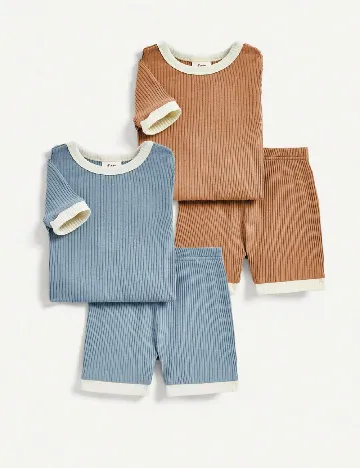 Set compleuri 2 bucati CozyCub, mix culori