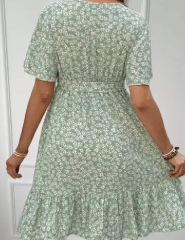 Rochie scurta SHEIN Maternity, verde