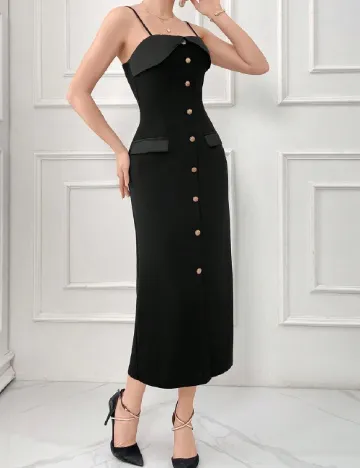 Rochie medie SHEIN, negru