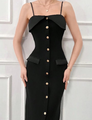 Rochie medie SHEIN, negru