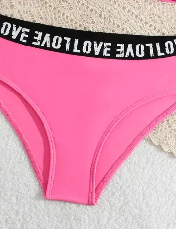 Costum de baie Shein Kids, roz