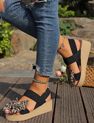 Sandale SHEIN, negru