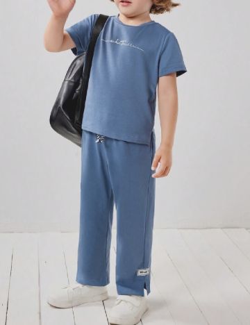 Compleu Shein Kids, albastru