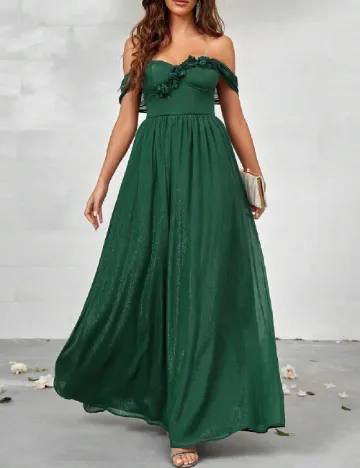 Rochie lunga SHEIN, verde