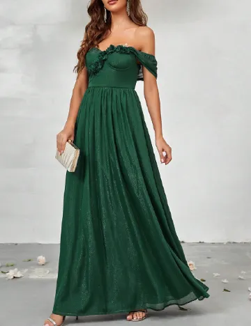 Rochie lunga SHEIN, verde
