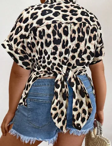 Camasa SHEIN CURVE, animal print