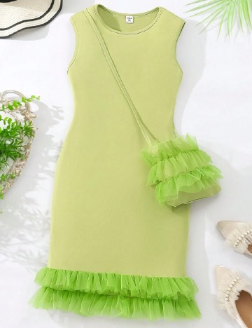 Rochie Shein Kids, verde
