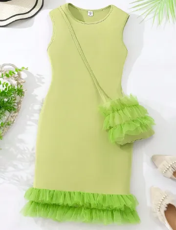 Rochie Shein Kids, verde