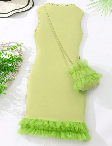 Rochie Shein Kids, verde