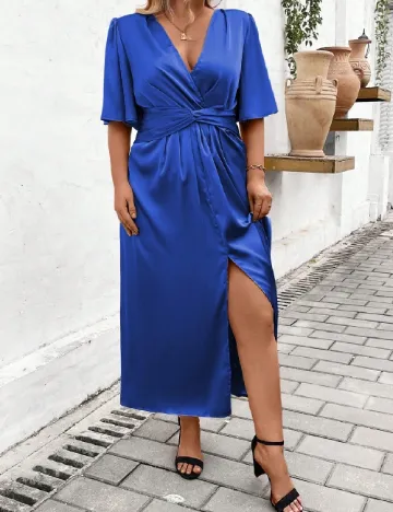 Rochie lunga SHEIN CURVE, albastru