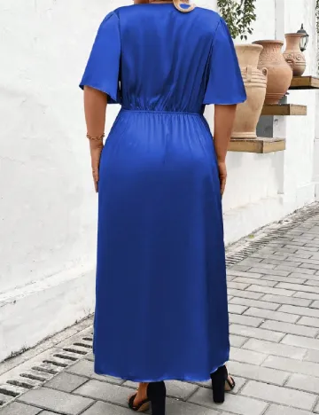 Rochie lunga SHEIN CURVE, albastru