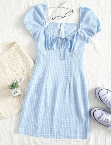 Rochie scurta SHEIN, albastru