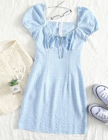 Rochie scurta SHEIN, albastru