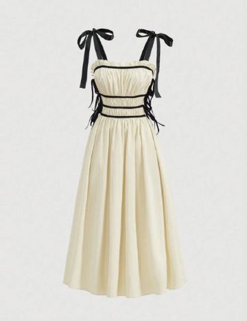 Rochie medie SHEIN, crem