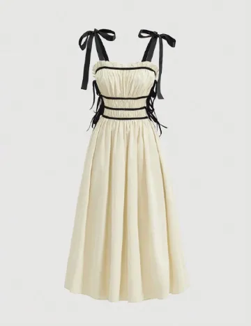 Rochie medie SHEIN, crem